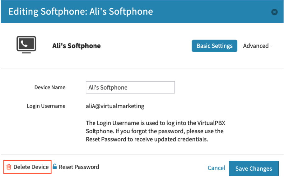 Removing a VoIP phone