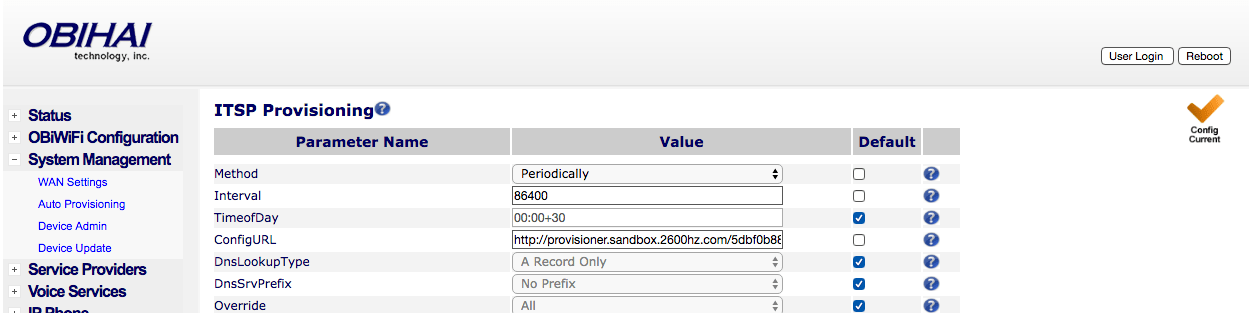 Obihai Auto-Provisioning