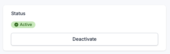 Deactivate SMS Chat
