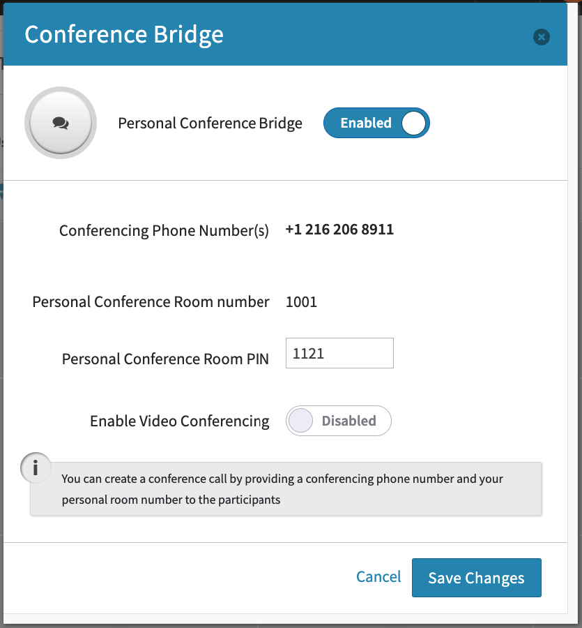 5. Conference Bridge