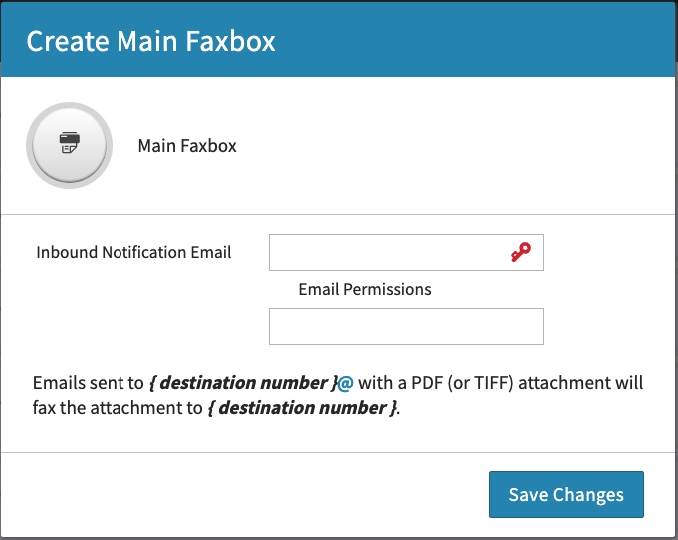 Main Fax Number