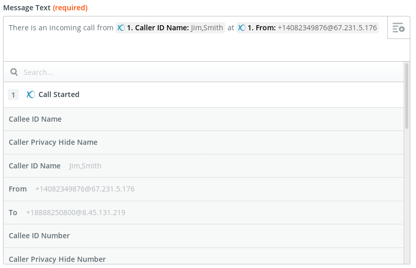 Reaction (Configure Slack)
