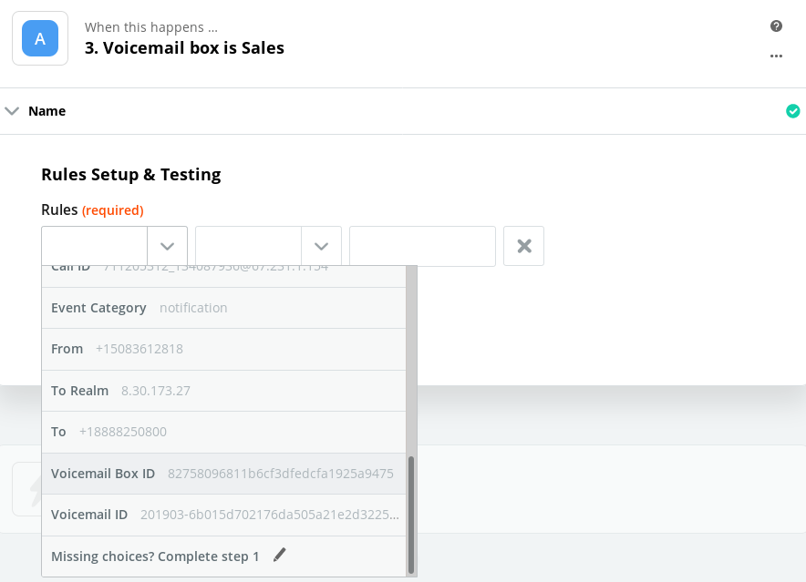 Reaction (Configure Conditional Logic and Trello board #1)
