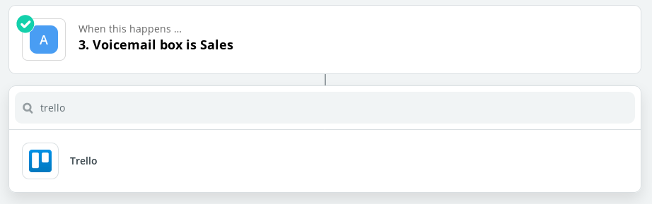 Reaction (Configure Conditional Logic and Trello board #1)