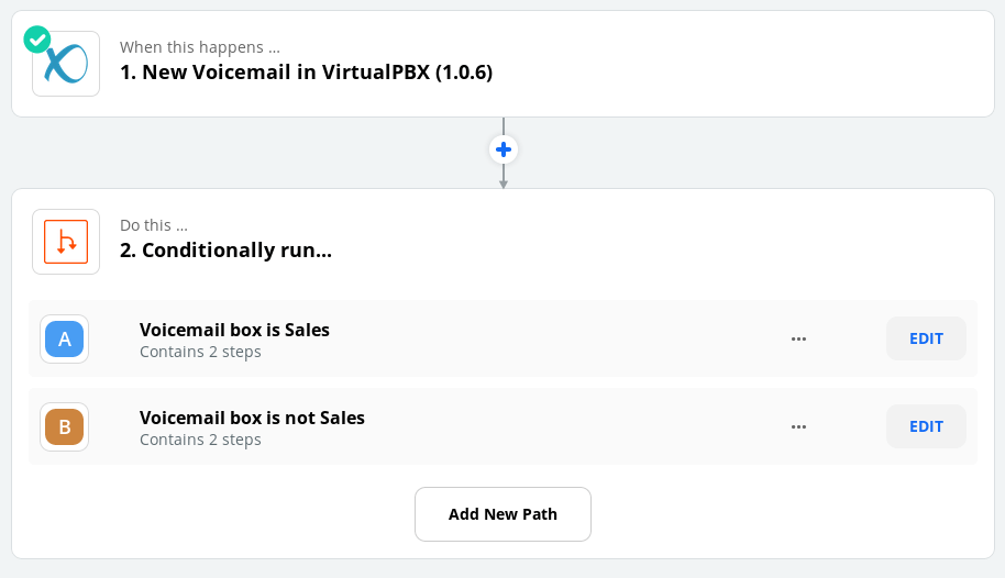 Reaction (Configure Conditional Logic and Trello board #2)